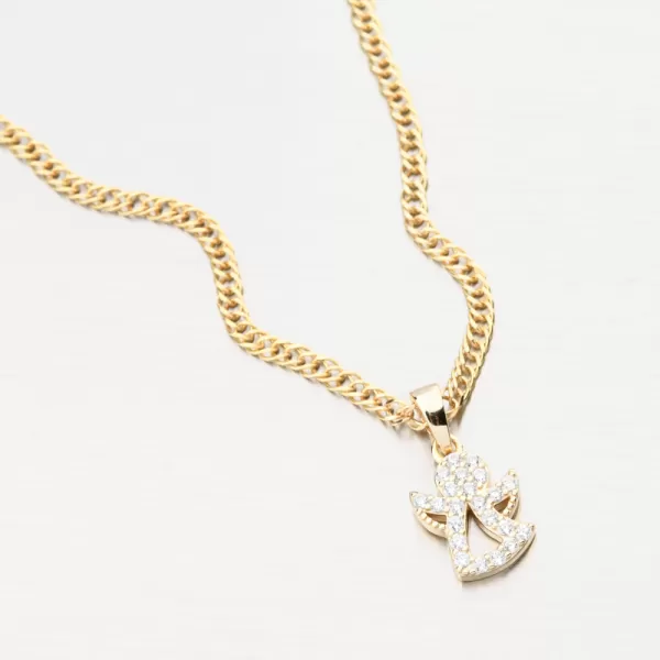 Stříbrný přívěsek anděl se zirkony PKL-3151