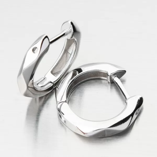 Stříbrné broušené kruhy PKL-2242