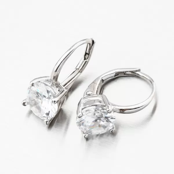 Stříbrné náušnice se zirkonem PKL-2236