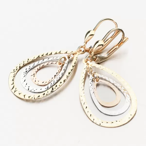 Zlaté visací náušnice PKL22-069