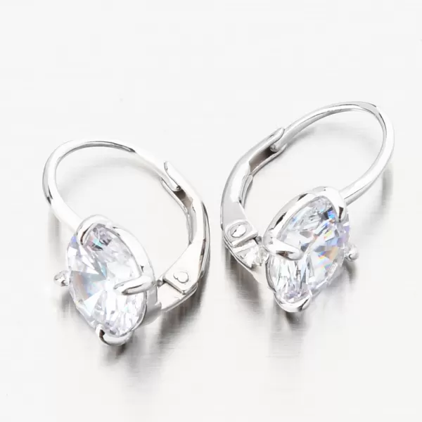 Stříbrné náušnice se zirkonem PKL-2232