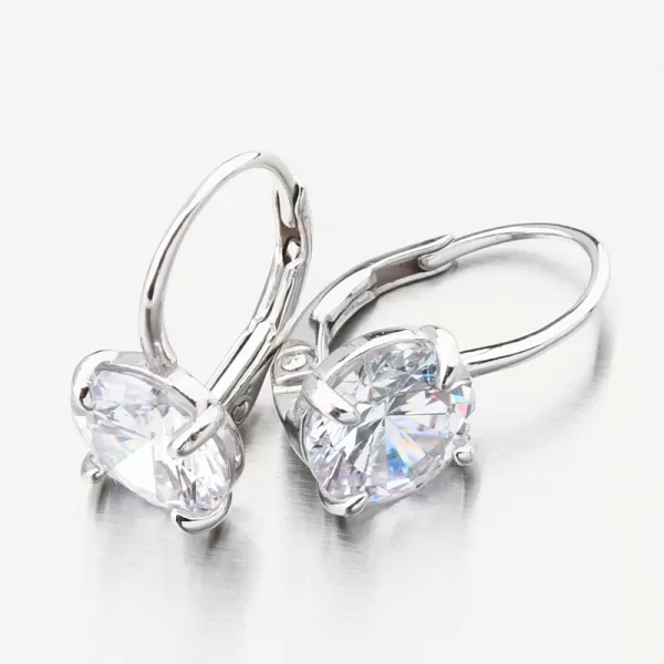 Stříbrné náušnice se zirkonem PKL-2227