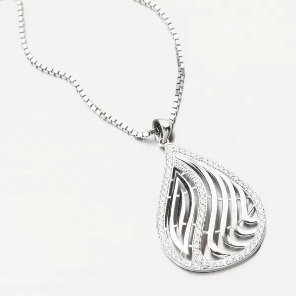 Stříbrný přívěsek se zirkony PKL-3161