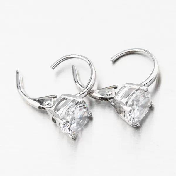 Stříbrné náušnice se zirkonem PKL-2236