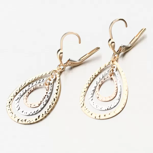 Zlaté visací náušnice PKL22-069