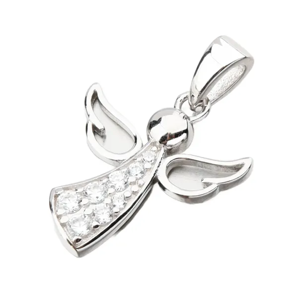 Dámský přívěsek stříbro 925 zirkon anděl PKL-3160