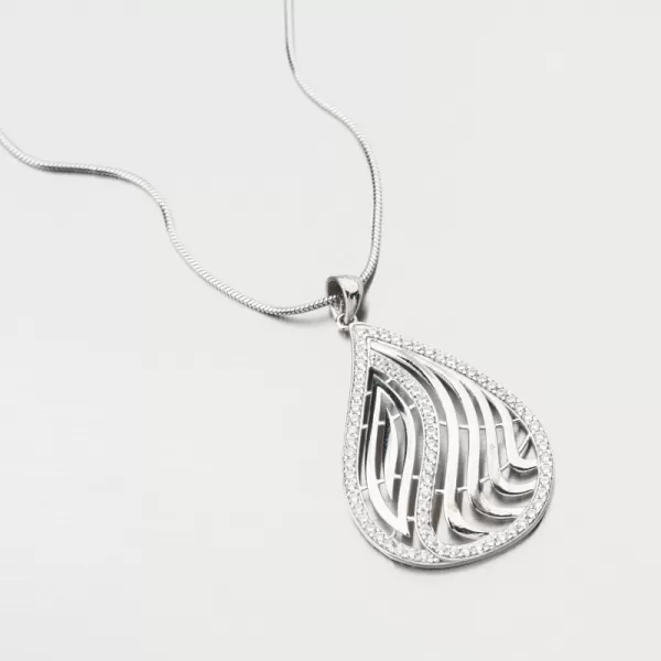 Stříbrný přívěsek se zirkony PKL-3161